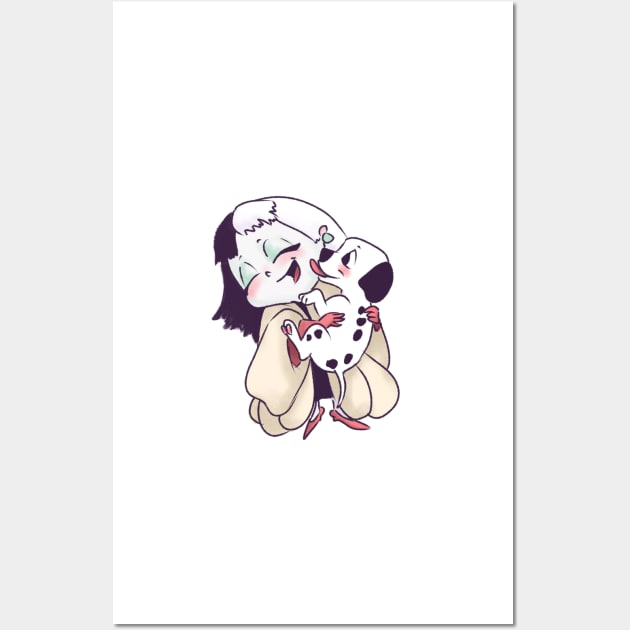 Cute Cruella Deville Wall Art by ArtInPi